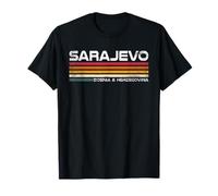 Sarajevo Bosnia y Herzegovina Retro Design Camiseta