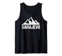 Sarajevo Mountain Design Bosnia Y Herzegovina Souvenir Camiseta sin Mangas