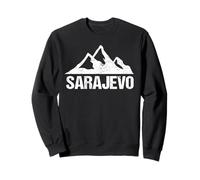 Sarajevo Mountain Design Bosnia Y Herzegovina Souvenir Sudadera