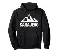Sarajevo Mountain Design Bosnia Y Herzegovina Souvenir Sudadera con Capucha