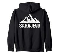 Sarajevo Mountain Design Bosnia Y Herzegovina Souvenir Sudadera con Capucha