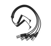 Saramonic 2x 3.5mm TRS Male to 4x XLR Splitter for Blink 500 Pro B8