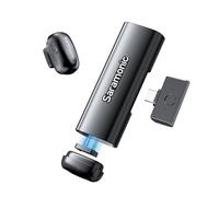 Saramonic Air SE - Micrófono para teléfono móvil, 48 kHz/24 bits, USB-C Mini micrófono para iPhone 15/16/17, Android, micrófono Lavalier inalámbrico, micrófono de solapa para vlogging, streaming