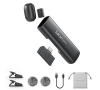 Saramonic Air SE - Mini micrófono inalámbrico para iPhone 17/16/15 y Android, 48 kHz/24 bits, cancelación de ruido de IA, micrófonos creadores de contenido con clip para YouTube Tiktok Podcast