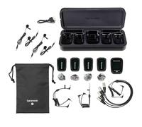 Saramonic Blink 500 Prox B8 - Sistema de micrófono inalámbrico para 4 personas con grabación TXS, Lavs, estuche de carga, receptor Cam-MoOutd-con TRS, TRRS y 4 cables XLR + cables