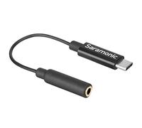 Saramonic Cable Adaptador TRS de 3,5 mm Hembra Macho a Chapado en Oro (SR-C2003)