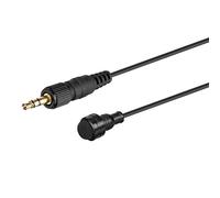 Saramonic Lavalier omnidireccional resistente al agua de 7 mm para transmisores inalámbricos Sony UWP, UWP-D y WRT con entrada de bloqueo de 3,5 mm (DK5B)