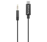 Saramonic Male 3.5mm TRS Microphone In to USB-C Adapter for iPhone 15, Android, Computers, iPad (M/S)