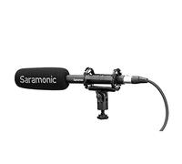 Saramonic Micrófono de Escopeta T3 Pro con Iones de Litio, Montaje de Choque, Parabrisas, Cable XLR, Funda y más (SOUNDBIRDT3), cardioide de 11.1 Pulgadas