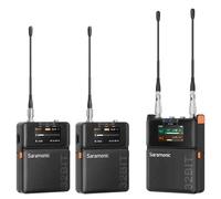 Saramonic Sistema de audio inalámbrico UHF digital de doble canal K9 para cineastas