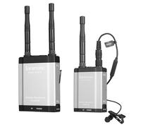 Saramonic Sistema de micrófono Lavalier inalámbrico de 2.4 GHz con IFB Talkback, receptor de montaje de cámara de doble canal, DK3 Lav, funda rígida a prueba de agua/impactos y más (Vlink2 Kit 1)