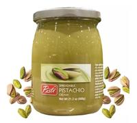 Saras Flavors of Asia Pisti Crema de pistacho siciliana para untar | Crema italiana dulce y aterciopelada | Ideal para hornear y cocinar | 600g