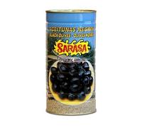 Sarasa - Aceituna Negra con Hueso- Ideal para Tapeos - 750 gramos