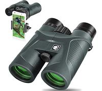 Sarblue Prismáticos de 10 x 42 para Adultos con Adaptador de Smartphone, Prisma BAK4 y Lente FMC, prismáticos Profesionales HD - para observación de Aves, Viajes, (m1042)