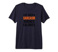 Sarcasm Gym Humor Bold Workout Quote Graphic Design Camiseta Premium