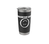 Sarcasm Is My Cardio Funny Witty Humor Cita Vaso térmico de acero inoxidable de doble pared