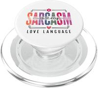 Sarcasm Is My Expression Diseño Divertido e Ingenioso PopSockets PopGrip para MagSafe