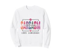 Sarcasm Is My Expression Diseño Divertido e Ingenioso Sudadera