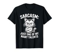 Sarcasm, Just One of My Many Talents Funny Cat Camiseta