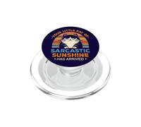 Sarcasmo Cita Divertida Rayo De Sol Sarcástico Gatos Persona PopSockets PopGrip para MagSafe