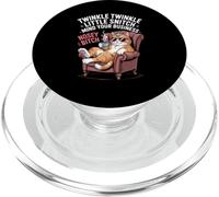 Sarcasmo Diciendo Gato Cuida tu Negocio Broma Mujeres Hombres PopSockets PopGrip para MagSafe