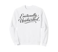 Sarcasmo Emocionalmente Sin Suscripción Mujer Divertida Sudadera