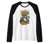Sarcasmo En El Lugar De Trabajo No Dejes Que Los Idiotas Camiseta Manga Raglan