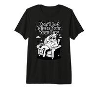 Sarcasmo En El Lugar De Trabajo No Dejes Que Los Idiotas Camiseta Premium
