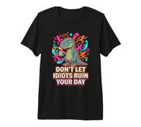 Sarcasmo En El Lugar De Trabajo No Dejes Que Los Idiotas Camiseta Premium