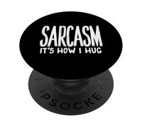 Sarcasmo es cómo Abrazo Dicho Ingenioso PopSockets PopGrip Adhesivo