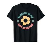 Sarcasmo Es Mi Amor Lenguaje Flor Diversión Camiseta
