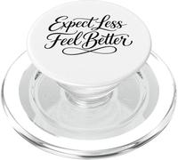 Sarcasmo Espera Menos Siéntete Mejor Mujer Divertida PopSockets PopGrip para MagSafe