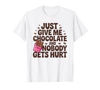 Sarcasmo para amantes del chocolate - Just Give Me Candy Bar Camiseta