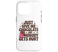 Sarcasmo para amantes del chocolate - Just Give Me Candy Bar Carcasa para iPhone 16 Pro