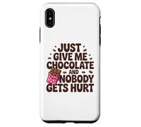 Sarcasmo para amantes del chocolate - Just Give Me Candy Bar Carcasa para iPhone XS Max