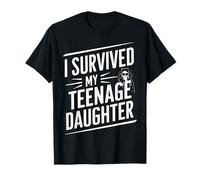 Sarcasmo Sobreviví A Mi Hija Adolescente Madre Padre Camiseta