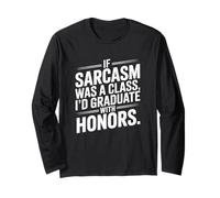 Sarcastic Back to School Humor for Students and Teachers Manga Larga