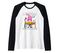 Sarcastic GNOME For Women Funny Office Humor For Monday Camiseta Manga Raglan