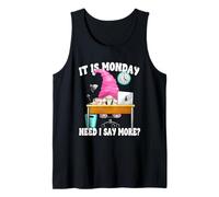 Sarcastic GNOME For Women Funny Office Humor For Monday Camiseta sin Mangas