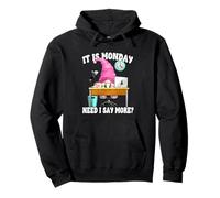 Sarcastic GNOME For Women Funny Office Humor For Monday Sudadera con Capucha