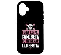 Sarcastic Gym Funny Spanish Inspirational Slang Gym Exercise Carcasa para iPhone 16