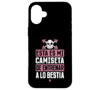 Sarcastic Gym Funny Spanish Inspirational Slang Gym Exercise Carcasa para iPhone 16 Plus