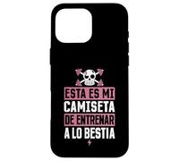 Sarcastic Gym Funny Spanish Inspirational Slang Gym Exercise Carcasa para iPhone 16 Pro Max