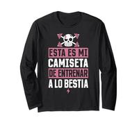 Sarcastic Gym Funny Spanish Inspirational Slang Gym Exercise Manga Larga