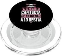 Sarcastic Gym Funny Spanish Inspirational Slang Gym Exercise PopSockets PopGrip para MagSafe