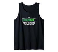 Sarcastic Personal Development Please Wait While I Become... Camiseta sin Mangas