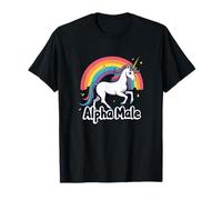 Sarcastic Unicorn Alpha Male - Offensive & Unhinged Humor Camiseta