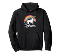 Sarcastic Unicorn Alpha Male - Offensive & Unhinged Humor Sudadera con Capucha