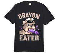 Sarcastic Veteran Crayon Eater Soldado Hermano Militar Papá Comfort Colors Adult Heavyweight T-Shirt