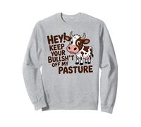 Sarcástico Amante De La Vaca Divertida Vida De Granja Mala Actitu Sudadera
